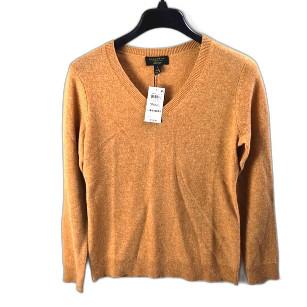 Charter Club Luxury Cashmere‎ Sweater in Warm Brown Sz S